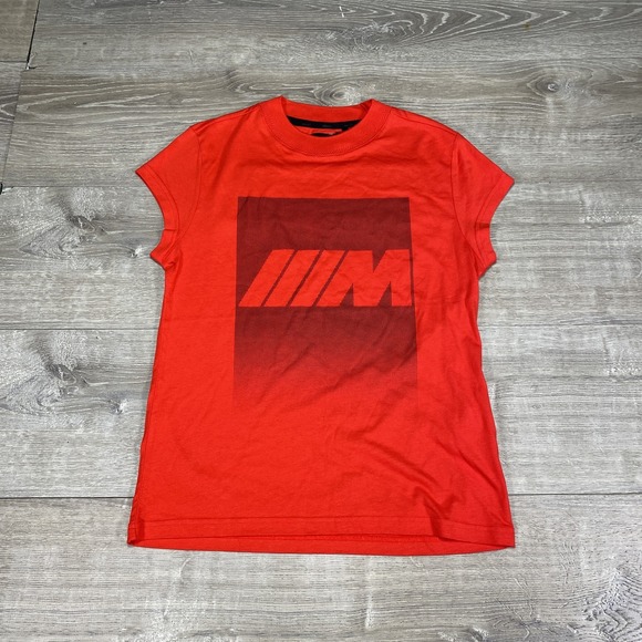 BMW M Shirt Womens XS Motorsport Graphic Tee Car Racing‎ Made in Portugal - Picture 1 of 14